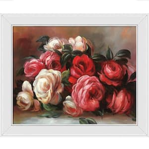 Discarded Roses by Pierre-Auguste Renoir Gallery White Framed Nature Oil Painting Art Print 20 in. x 24 in.