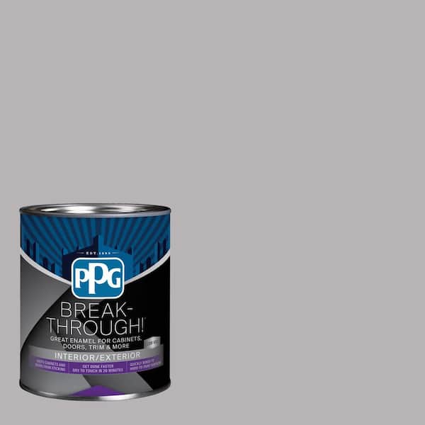 1 qt. PPG1003-3 Silver Bells Satin Door, Trim & Cabinet Paint