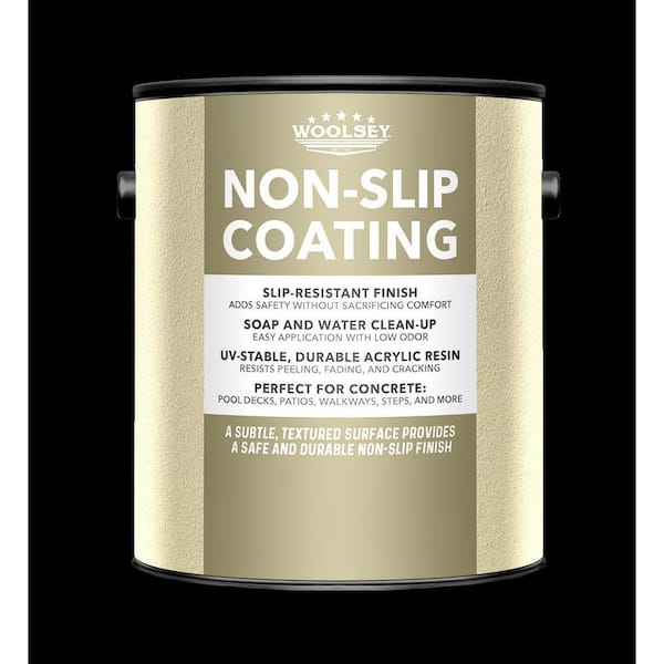 191006 1-Gl Champagne Non-Slip Acrylic Textured Concrete Deck/Patio Coating, Self-priming, Fast Dry, Matte finish