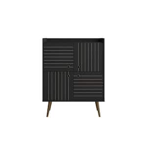 Bogart Black and Nature Accent Cabinet