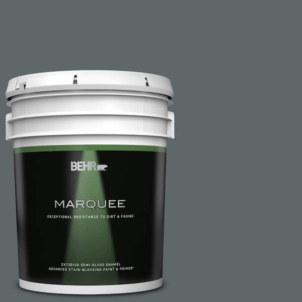 BEHR MARQUEE 5 gal. #PPU25-20 Le Luxe Semi-Gloss Enamel Exterior Paint & Primer