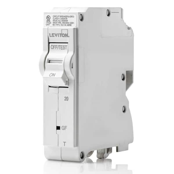 Branch Circuit Breaker, GFCI 1-Pole 20 Amp, 120-Volt, Thermal Magnetic LB120-GFR