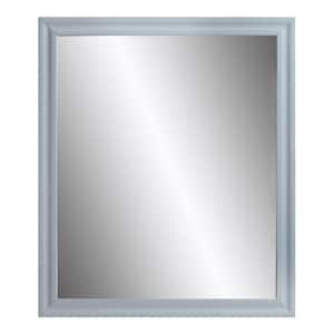 Gaines 39 in. H x 34 in. W Rectangle Gray High Gloss Mirror