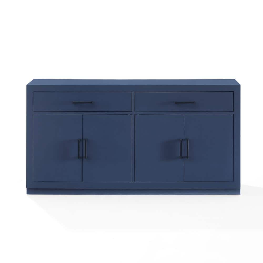 Isla Navy MDF Modern Sideboard Buffet Cabinet with Storage
