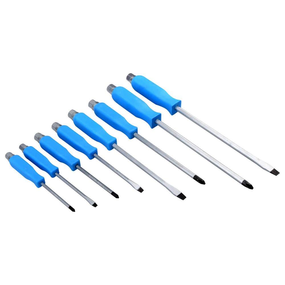 SPEEDWAY Hammer Head Screwdriver Set with Tips (8Piece) 45996