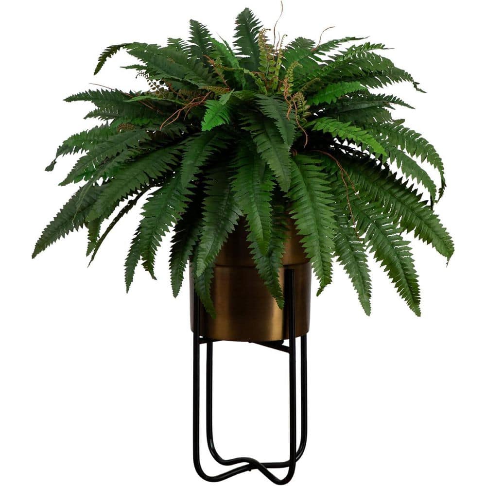 35 in. Green Boston Artificial Fern 1-Pack