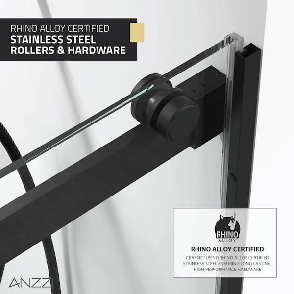 ANZZI Stellar 60 in. L x 32 in. W x 76 in. H Alcove Shower Kit