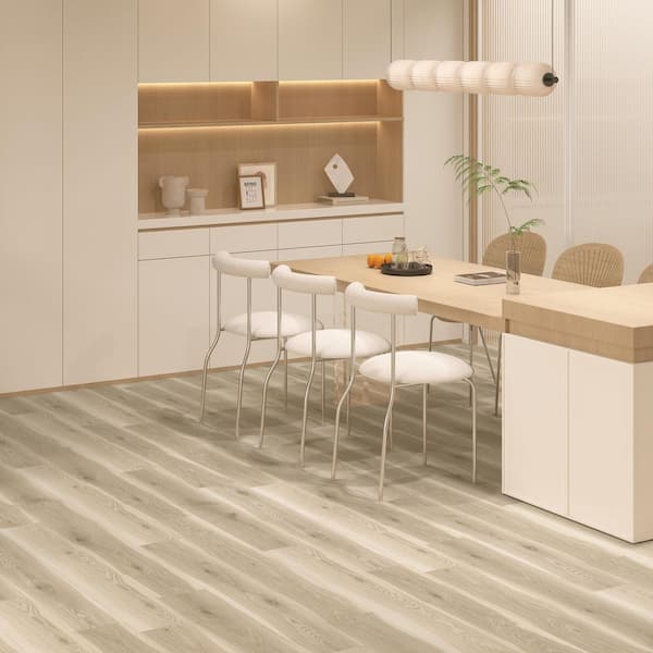 Vinings Ridge Oak 12 MIL x 7 in. W x 48 in. L Waterproof Click Lock Luxury Vinyl Plank Flooring (23.8 sq. ft. /Case)