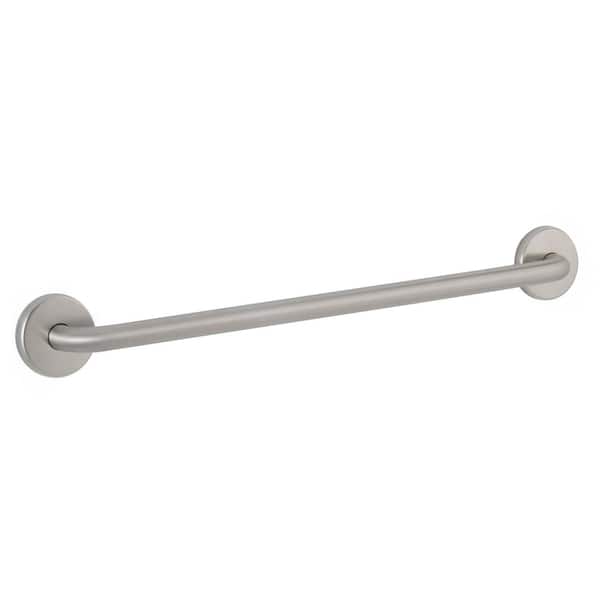 BOBRICK 24 in. Extra-Heavy-Duty Surface-Mounted Towel Bar in Satin Stainless Steel