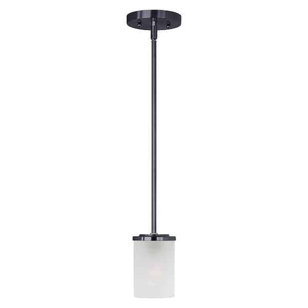 Maxim Lighting Corona 1-Light Black Mini Pendant Light