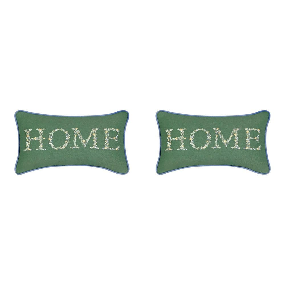 Home Flowers Lumbar Outdoor Throw Pillow (Set of 2) price history on PriceWatchPro