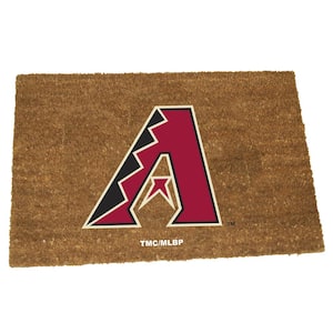 Arizona Diamondbacks 19.5 in. x 29.5 in. Coir Fiber Colored Logo Door Mat