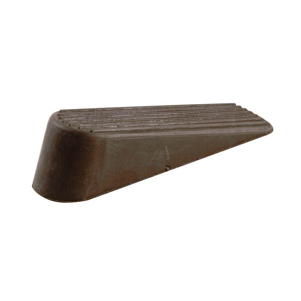 Shepherd Brown Rubber Door Stops (2 per Pack) 9132 - The Home Depot