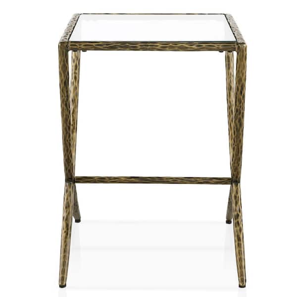 Furniture of America Parto 22 in. Modern Forged Gold Metal