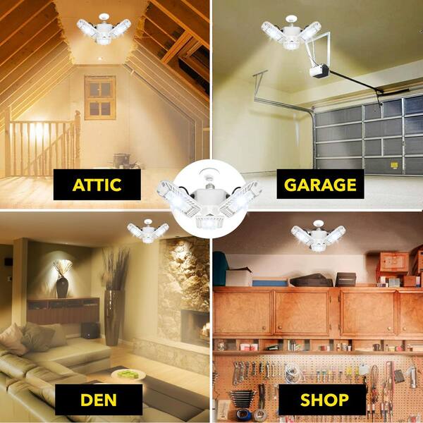 led attic lights home depot