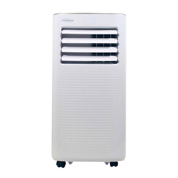 Soleus Air 8 000 Btu 5 000 Btu Doe Portable Air Conditioner With Dehumidifier And Mirage Display In White Psj 05 01 The Home Depot