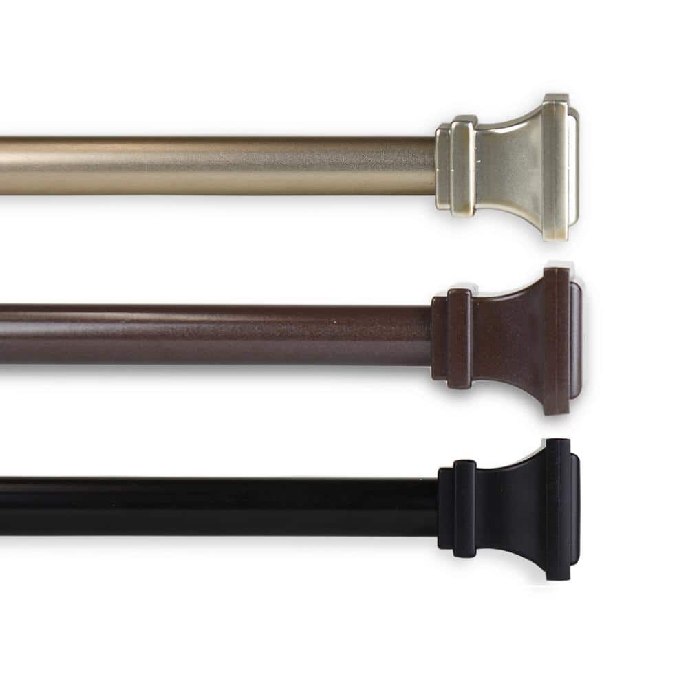 Frame 7/16 in. Cafe Single Curtain Rod 18 in.to 28 in. in Cocoa price history on PriceWatchPro