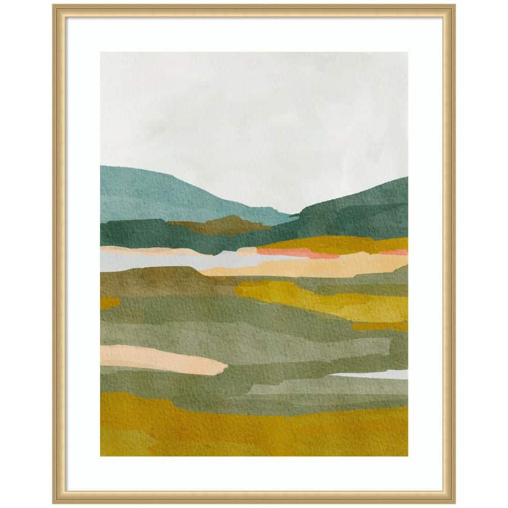 "Florence ""Vibrant Abstract"" by Nikita Jariwala Landscape Framed Art Print 42 in. x 34 in." price history on PriceWatchPro