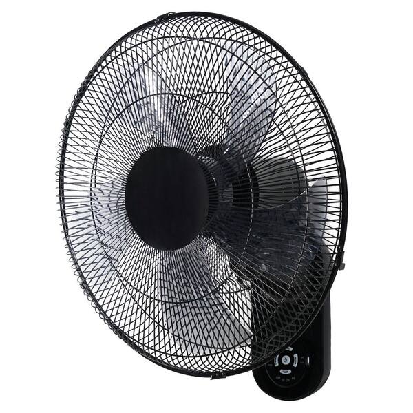 Simple Deluxe 18 in. 3Speed Wall Mount Fan with Remote Control AYBSZHD1532 The Home Depot