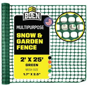 BOEN 4 ft. x 50 ft. Safety Green Snow Fence O-Ring SF-4501
