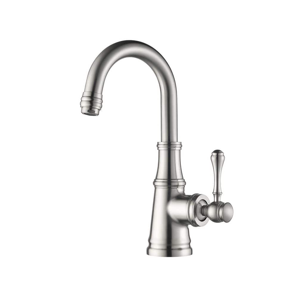 Single Handle Single Hole Bathroom Faucet 1.59 GPM Sink Faucet in Brushed Nickel price history on PriceWatchPro