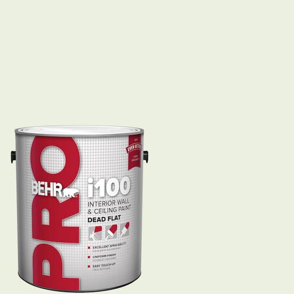 BEHR PRO 1 gal. #M360-1 Glisten Green Dead Flat Interior Paint
