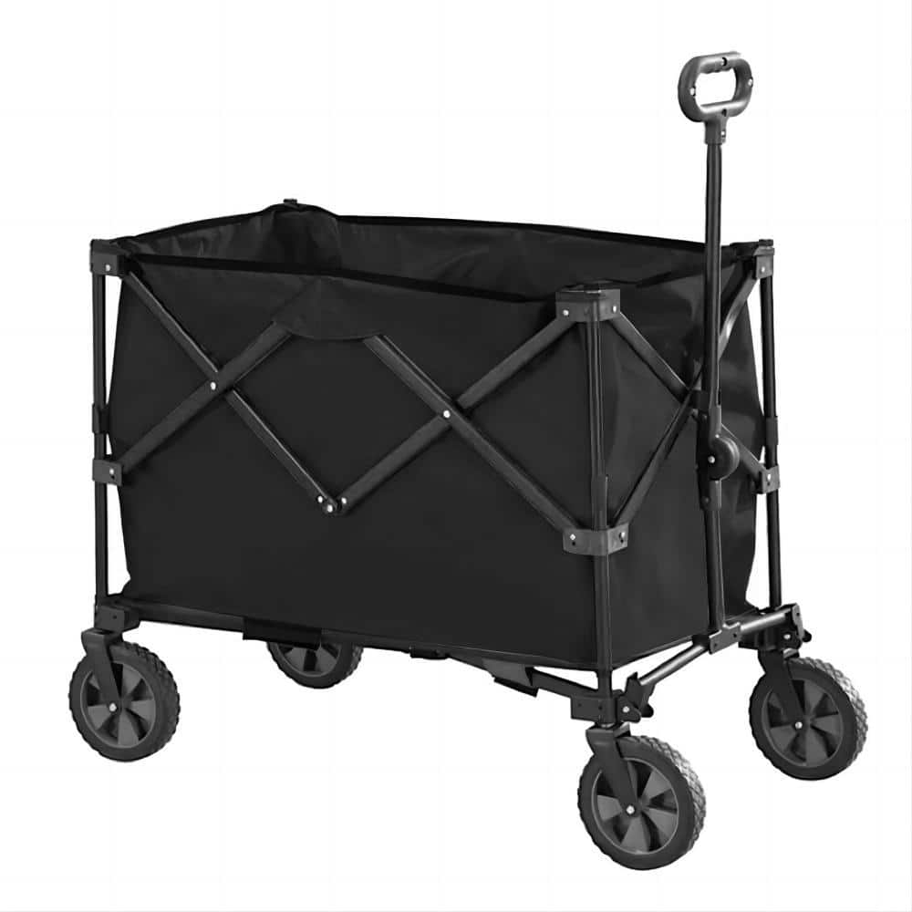 Mondawe 9 cu. ft. Durable Outdoor Patio Utility Folding Steel Wagon