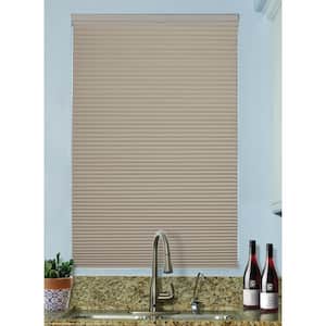 Misty Gray Cordless Top Down/Bottom Up Blackout 9/16 in. Single Cell Cellular Fabric Shade 25.5 in. W x 48 in. H