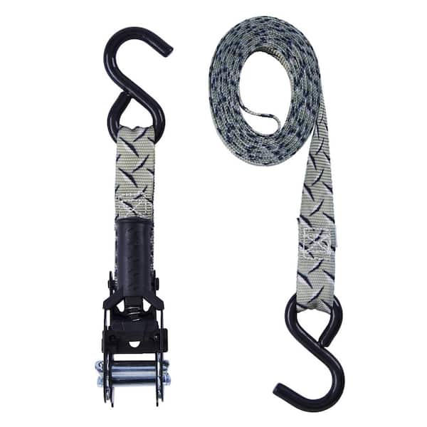 1 in. x 12 ft. Diamond Plate Ratchet Tie Down 1 in. x 12 ft. Diamond Plate Ratchet Tie Down