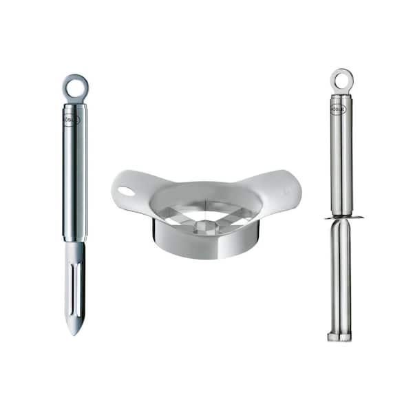 Fruit Peeler Corer Set of 3 - Universal Peeler, Cutter, Corer