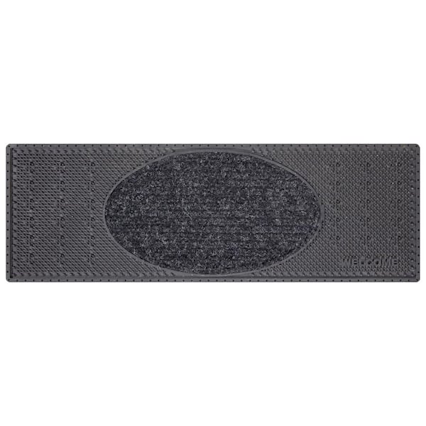 Black/grey Door Mat Durable Welcome Mats Home Non-slip Doormat For Entryway  Low-profile Floor Mat For Yard, Garage, High Traffic Areas - Temu