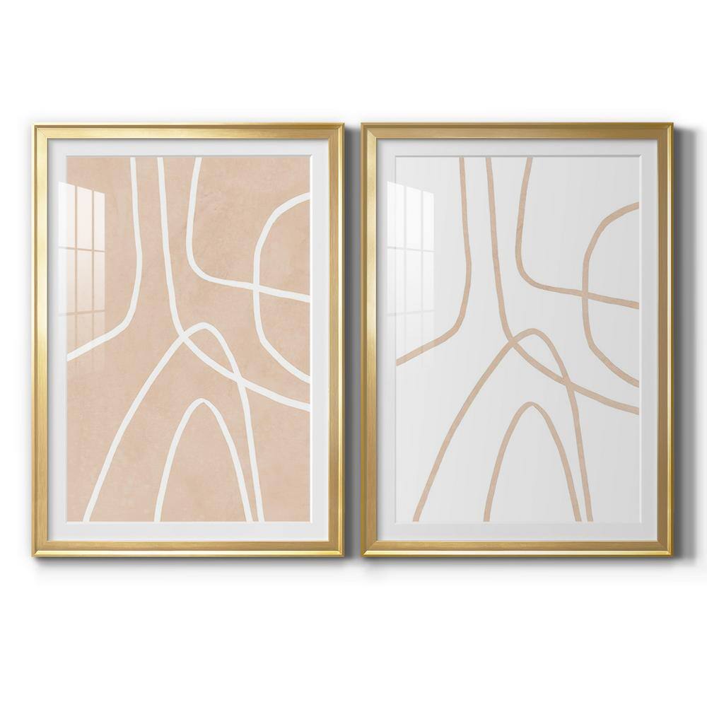 Clean Contour I by Wexford Homes 2-Pieces Framed Abstract Paper Art Print 18.5 in. x 24.5 in. price history on PriceWatchPro