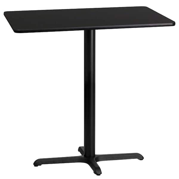 Flash Furniture 24 in. x 42 in. Rectangular Black Laminate Table