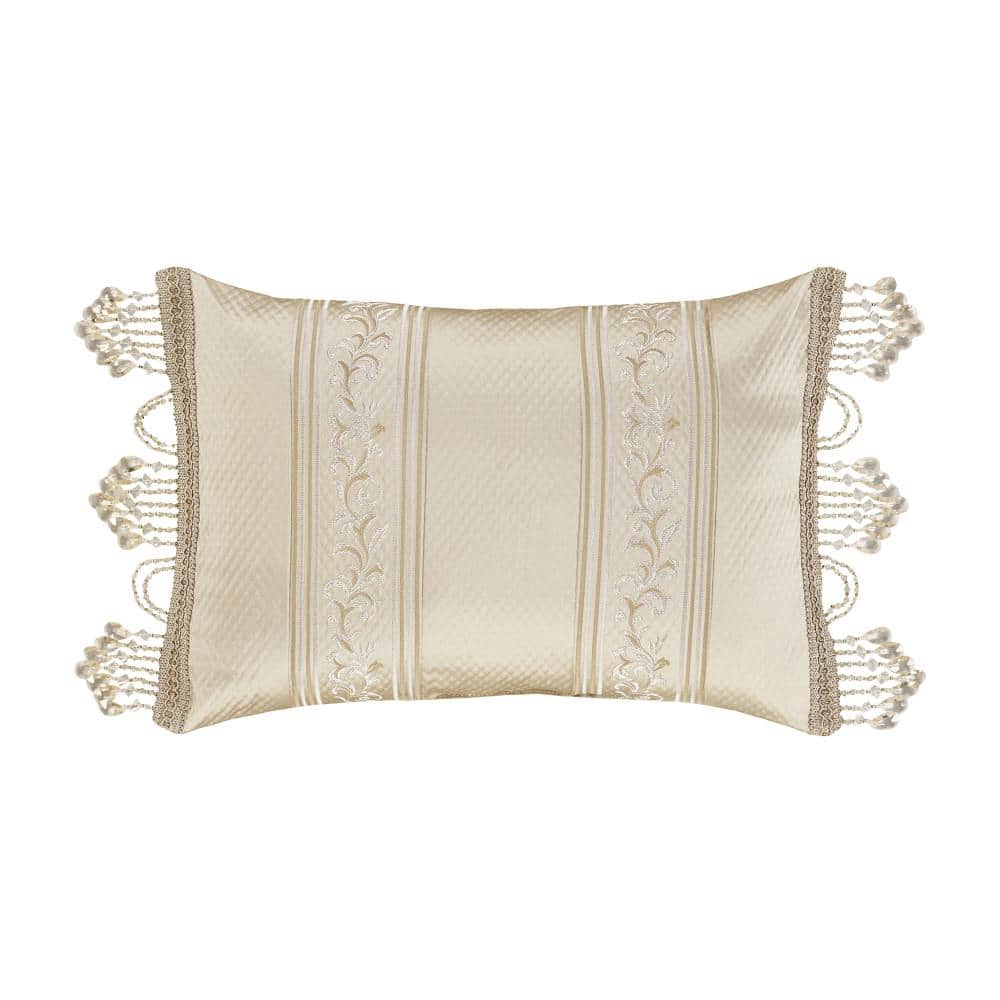Sympatica Polyester Boudoir Decorative Throw Pillow 15X22