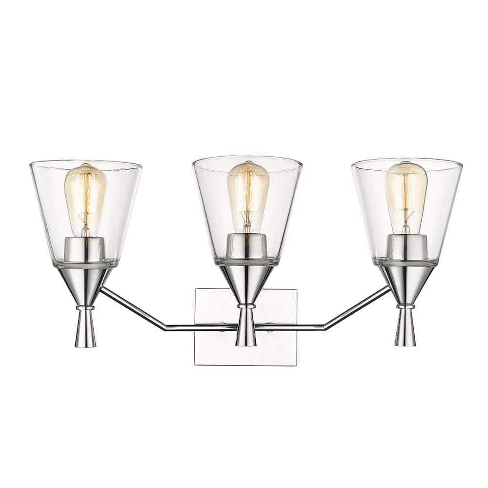 Millennium Lighting Artini 23 in. 3Light Chrome Vanity Light with