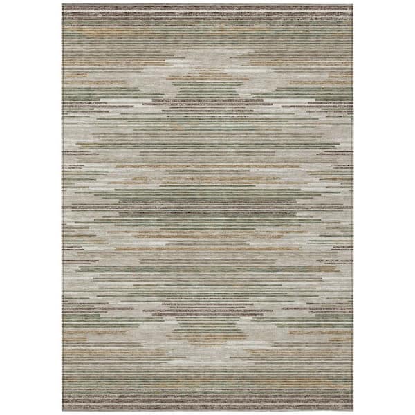 Chantille Machine Washable Indoor/Outdoor Abstract ACN2999 Beige 10 ft. x 14 ft. Area Rug