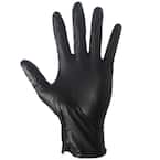 Extra-Large Black Nitrile Gloves 4 Mil (100-Box)