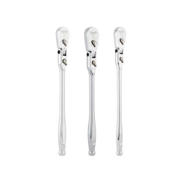 Milwaukee Flex Head Ext Ratchet Set (3Piece) 4822900990419052