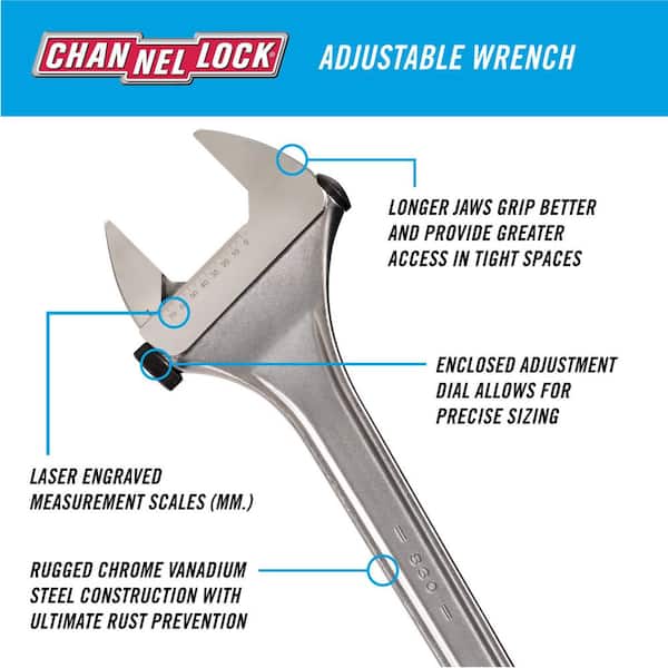 24 in. Adjustable Wrench