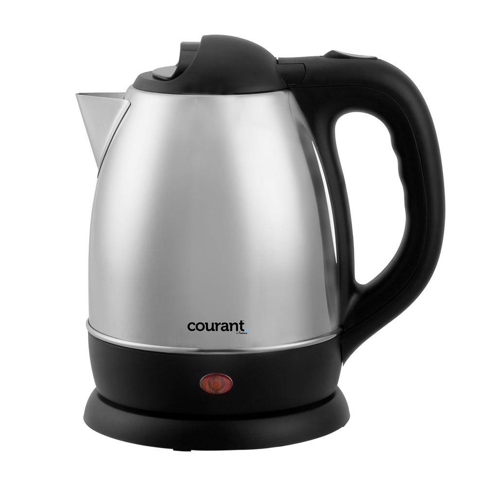 1.2 L Stainless Steel Electric Cordless Tea Kettle, Small