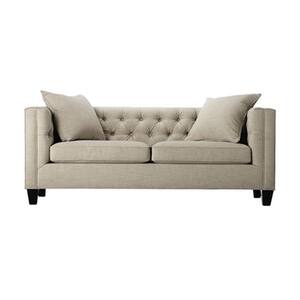 Lakewood 85 in. Beige Linen Sofa