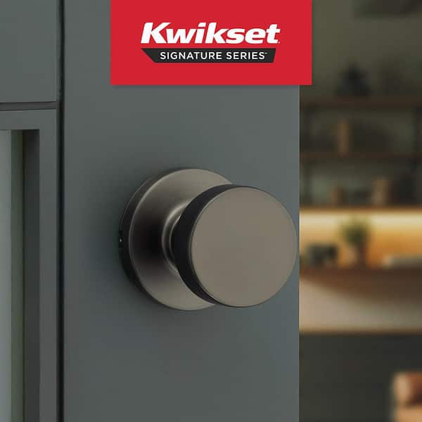 Pismo Gunmetal Round Rose Hall/Closet Round Door Knob