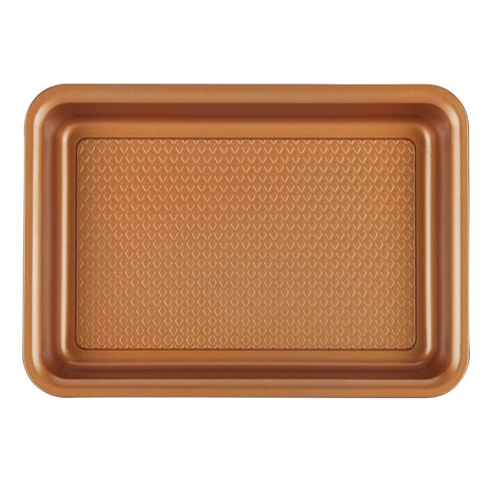 Copper Nonstick 4-Piece Toaster Oven Bakeware Set