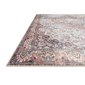 Wynter Red/Multi 2 ft. 3 in. x 3 ft. 9 in. Oriental Printed Area Rug