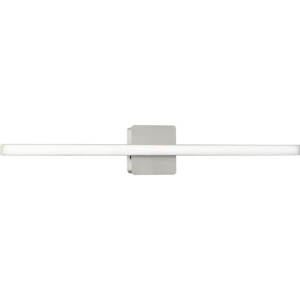 Progress Lighting Phase 4 Collection 32 In. Brushed Nickel Large Modern ...