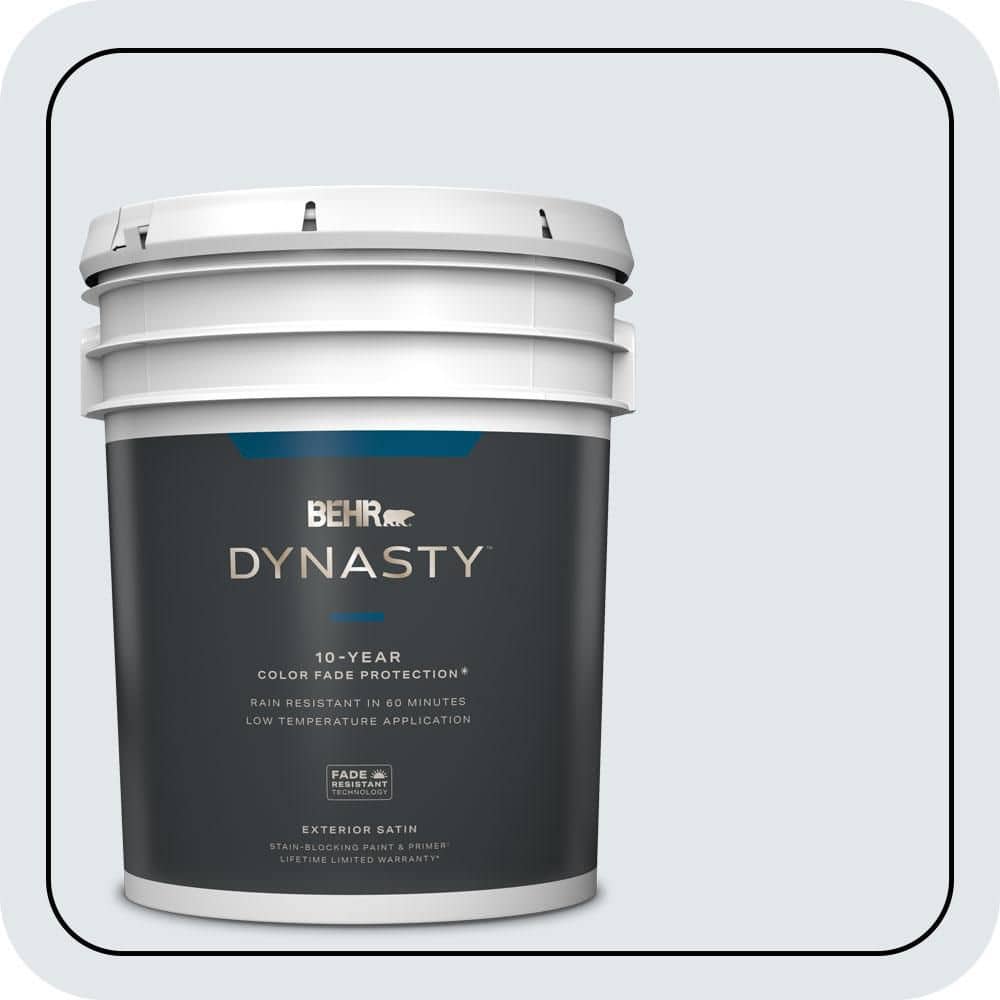 5 gal. #610E-2 Winter Day Satin Enamel Exterior Stain-Blocking Paint & Primer price history on PriceWatchPro