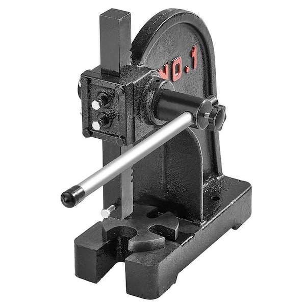Arbor Press, 1 Ton Manual Arbor Press, 5.9 in. Maximum Height, Cast Iron Heavy-Duty Manual Desktop Arbor Press