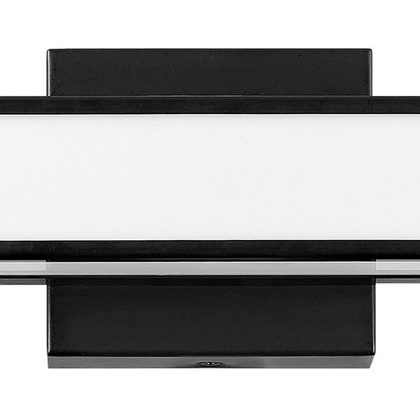 HINKLEY - Hinkley Alto 30 in. 5-Light in Black Integrated LED Vanity Light with Invisimount 44-Watt Bath