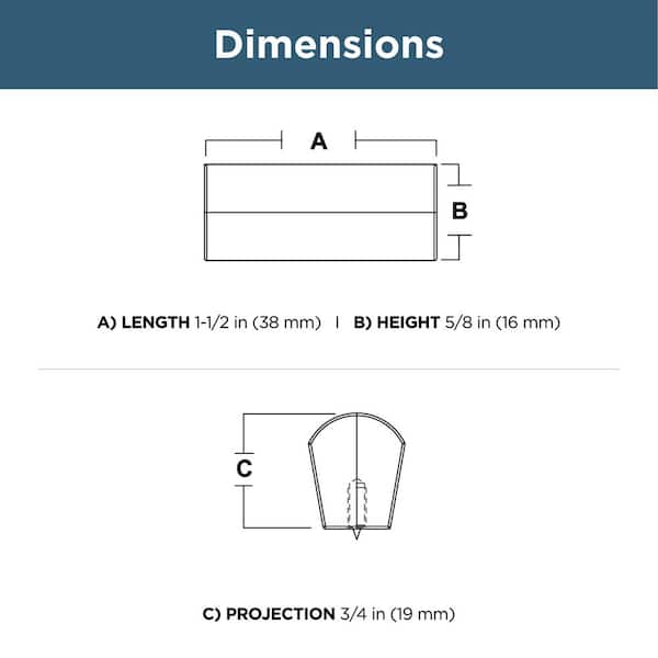Modern Arch 1-1/2 in. (25 mm) Champagne Bronze Cabinet Knob (5-Pack) Modern Arch 1-1/2 in. (25 mm) Champagne Bronze Cabinet Knob (5-Pack)