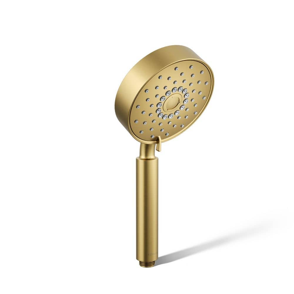 Purist 3-Spray Wall Mount Handheld Shower Head 1.75 GPM in Vibrant Brushed Moderne Brass price history on PriceWatchPro